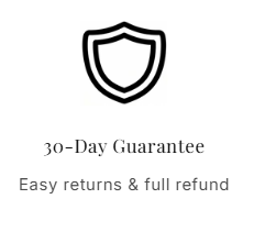 30-Day Guarantee Easy returns & full refund