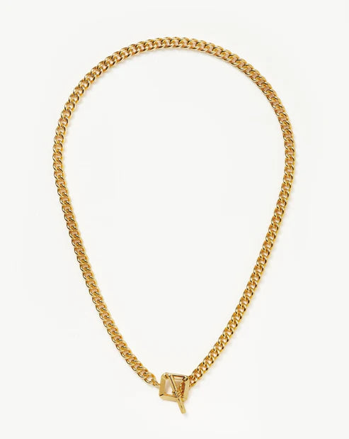 Chunky Gold T-Bar Chain