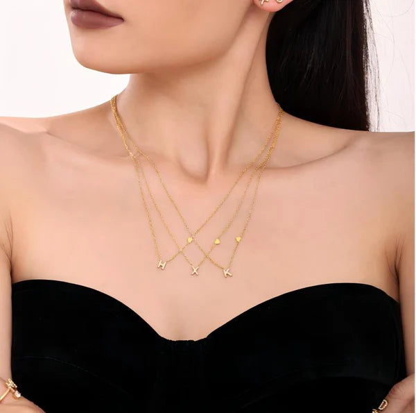 Signature Script 18K Gold Initial 4-Piece Essentials Set