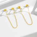 Velvet Muse 18K Gold Vermeil Tassel Earrings (925 Silver)