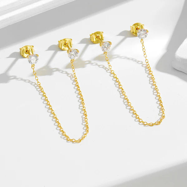 Velvet Muse 18K Gold Vermeil Tassel Earrings (925 Silver)