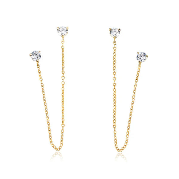 Velvet Muse 18K Gold Vermeil Tassel Earrings (925 Silver)