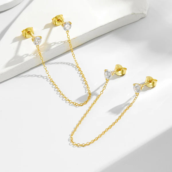 Velvet Muse 18K Gold Vermeil Tassel Earrings (925 Silver)