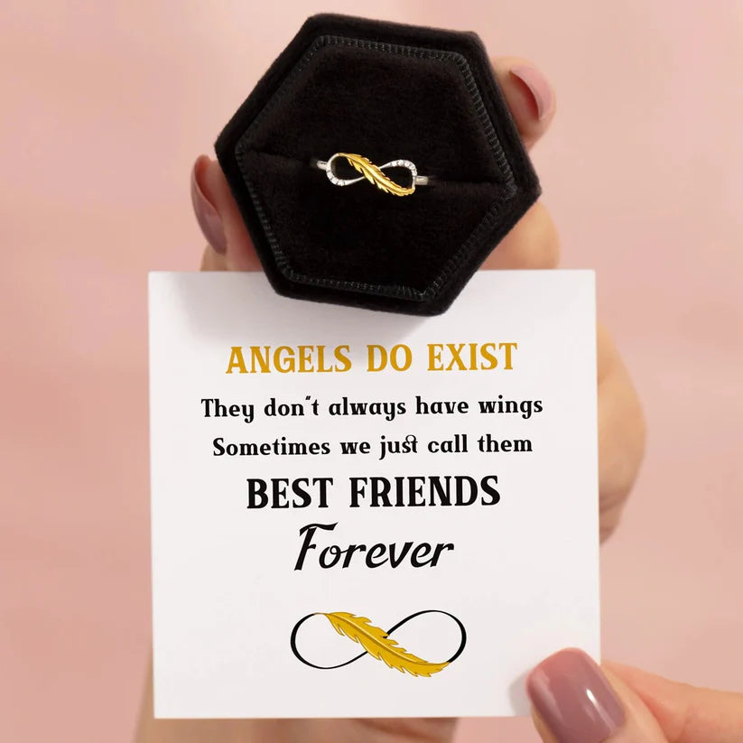 Aurelia 18K Gold Vermeil Dual-Tone Feather Ring