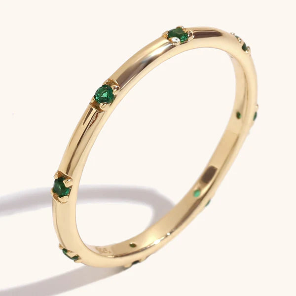 Celestial Micropave 18K Gold Ring