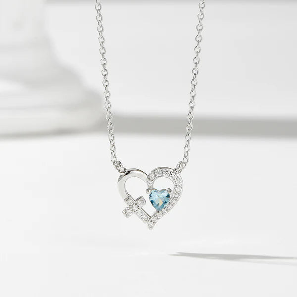 Devotion 18K Gold Vermeil Heart & Cross Necklace